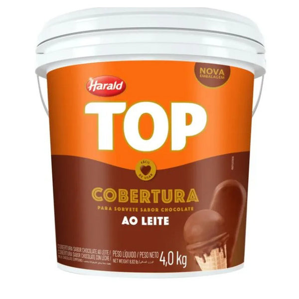 10634 COBERTURA PREMIUM AO LEITE TOP 4KG - HARALD