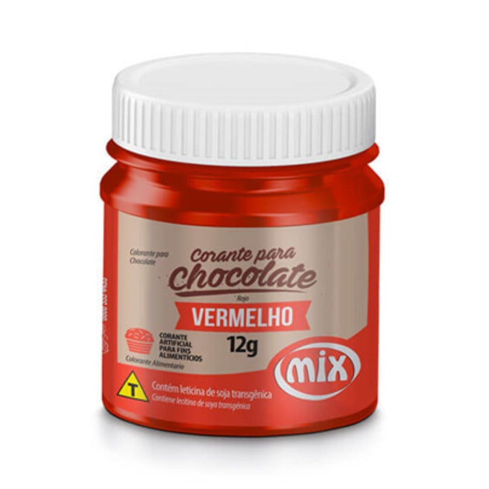 CORANTE PARA CHOCOLATE VERMELHO 12G - MIX