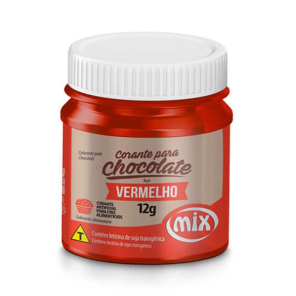 CORANTE PARA CHOCOLATE VERMELHO 12G - MIX
