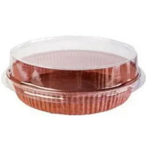 10843 FORMA TORTA PIE 16X3CM IMPERMEÁVEL COM TAMPA 5 UND - ULTRAFEST