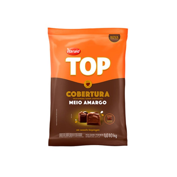 COBERTURA MEIO AMARGO TOP 1,01KG - HARALD
