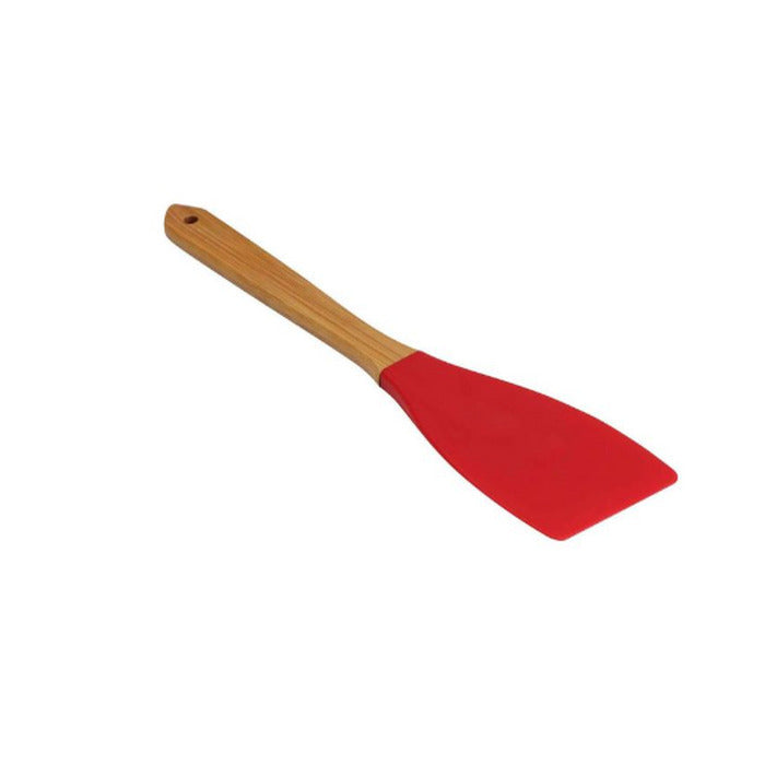 11334 ESPÁTULA DE SILICONE COM CABO BAMBU 1 UNIDADE REF5350 - KEHOME