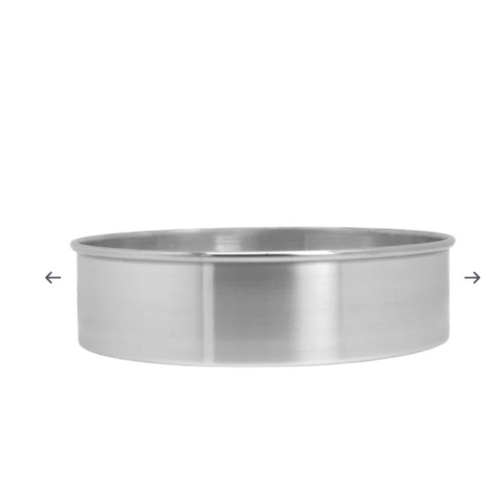 11425 FORMA REDONDA ALUMINIO FUNDO FIXO 25CM X 7CM REF1369 - DOUPAN