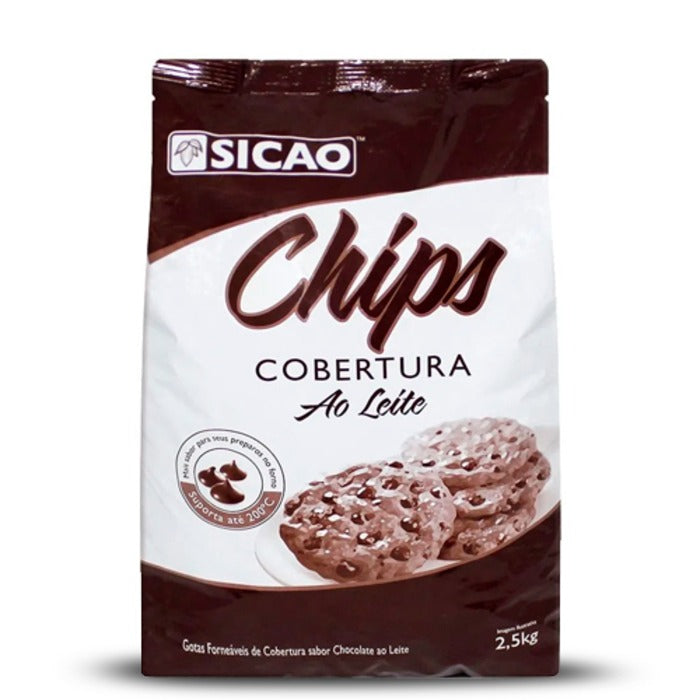 5211 CHIPS FORNEÁVEIS COBERTURA AO LEITE 2,5KG ILM-DR-0216332-E06 - SICAO