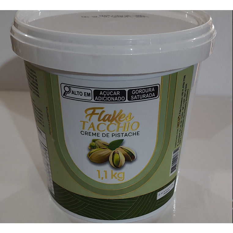 11765 RECHEIO FLAKES GANACHE PISTACHE 1,1KG - GUSTOSÍA MEC3