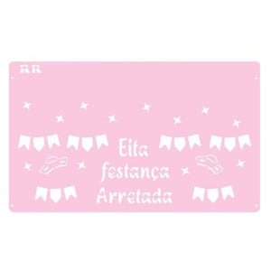 9592 STENCIL BOLO FESTA JUNINA 1 -RR CORTADORES