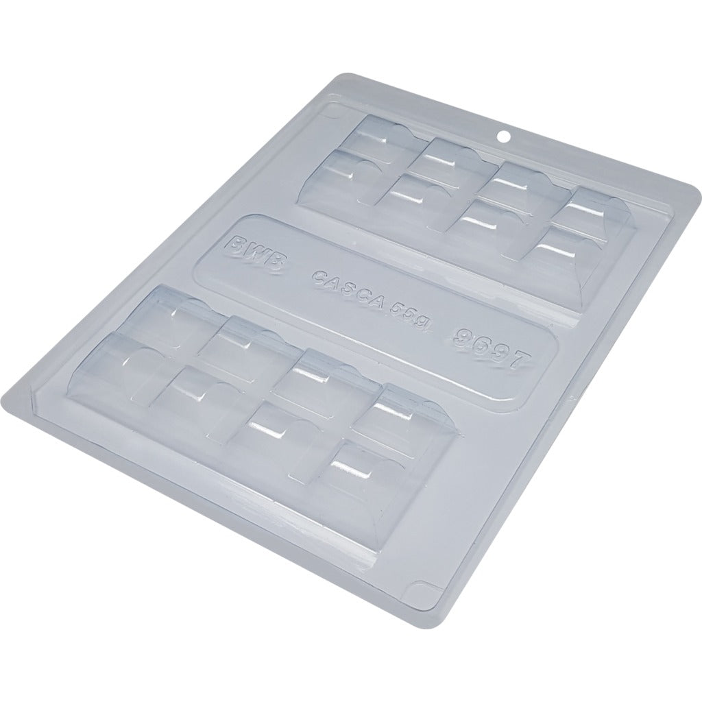 FORMA 3 PARTES COM SILICONE TABLETE BARRA 9697 - BWB