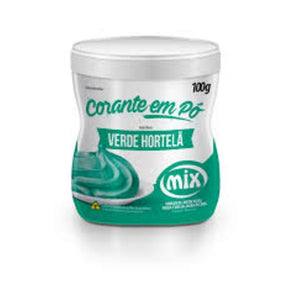 CORANTE EM PÓ VERDE HORTELÃ 100G - MIX