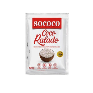 COCO RALADO DESIDRATADO 100G - SOCOCO