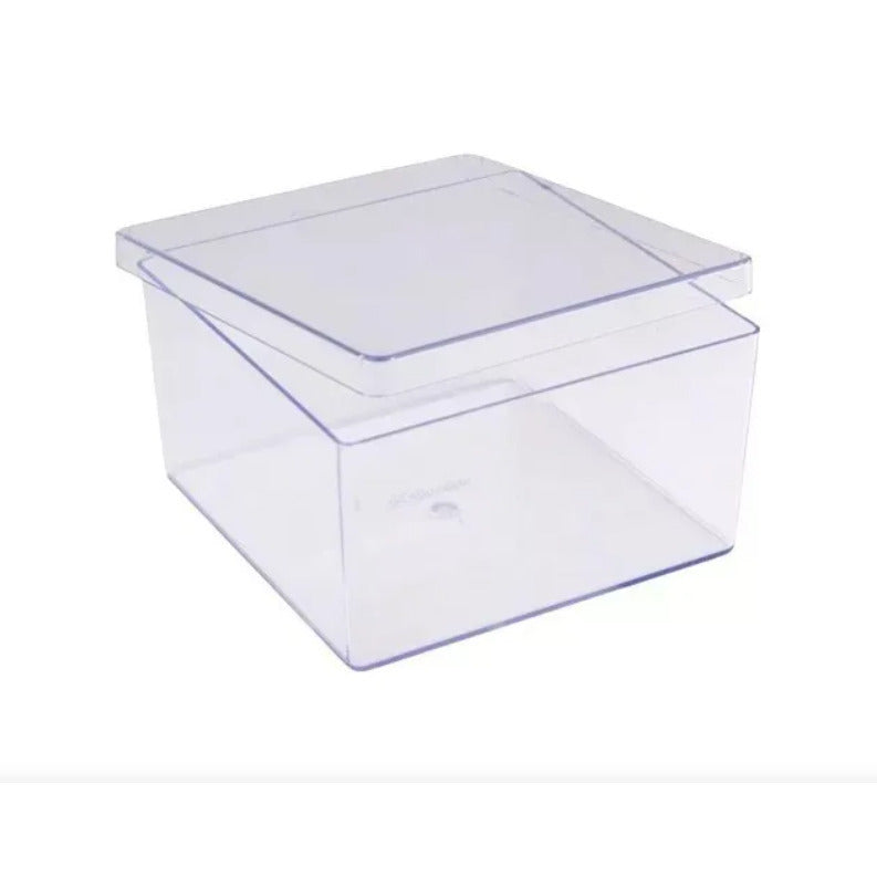 11365 CAKE BOX QUADRADA 2L -16,5CM X 16,5CM X8CM TRANSPARENTE REF6233 - LSC TOYS