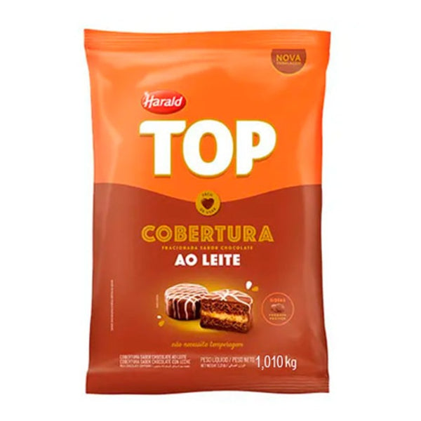 COBERTURA AO LEITE  TOP GOTAS 1,01 KG - HARALD