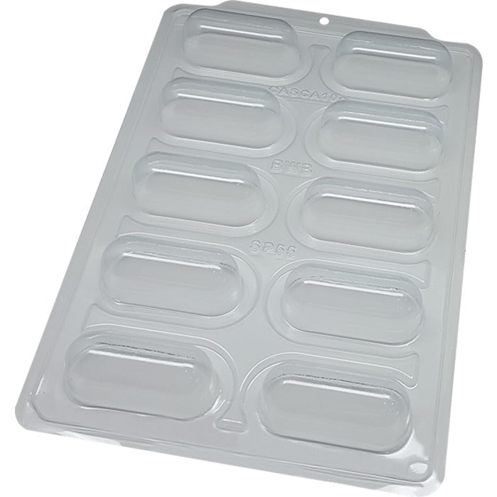FORMA 3 PARTES COM SILICONE SEMIPROFISSIONAL TRUFA ALONGADA 55 3525 - BWB