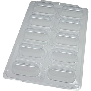 FORMA 3 PARTES COM SILICONE SEMIPROFISSIONAL TRUFA ALONGADA 55 3525 - BWB