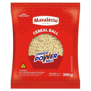 CHOCO POWER BALL MICRO BRANCO 300G - MAVALÉRIO