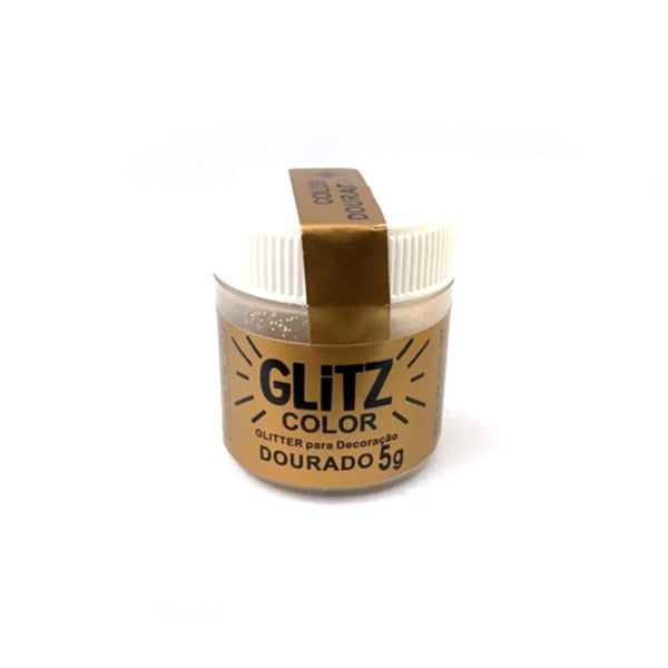 GLITTER PARA DECORAÇÃO DOURADO 5G - FAB