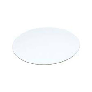 BASE LAMINADA REDONDA BRANCA 21CM  10 UNID - CURIFEST