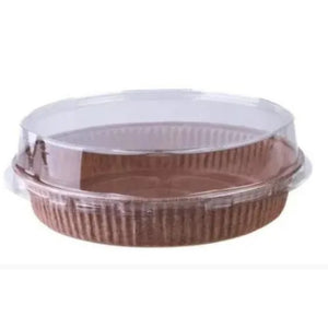 10841FORMA TORTA PIE 5x1,9CM IMPERMEÁVEL COM TAMPA 10 UND - ULTRAFEST
