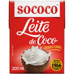 LEITE DE COCO TRADICIONAL 200ML - SOCOCO