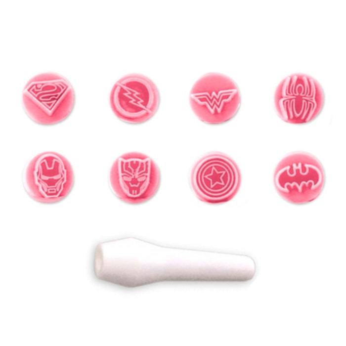 KIT CARIMBOS HERÓIS ROSA BEBÊ - BLUE STAR