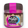 CORANTE EM PÓ PARA CHOCOLATE NEON PINK 5G - FAB