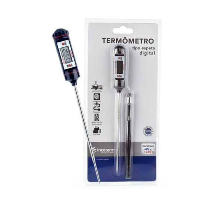 TERMÔMETRO CULINÁRIO DIGITAL ESPETO -45ºC+230ºC - INCOTERM