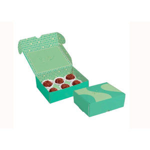 10805 CAIXA PARA 6 DOCES PISTACHE HOT STAMP 13X10,6X4,5CM REF13006880- CROMUS