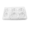 10986 CAIXA RETANGULAR PARA TRUFAS E BOMBONS COM 6 CAVIDADES CRISTAL 14245 - BWB