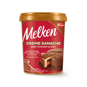 GANACHE SABOR CHOCOLATE AO LEITE MELKEN 1,01KG - HARALD