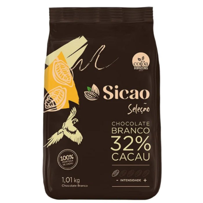8447 CHOCOLATE SELEÇÃO BRANCO 32% CACAU 1,01KG CHW-EZ-2015802-B05 - SICAO