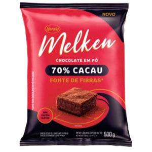 8657 CHOCOLATE EM PÓ 70% CACAU MELKEN 500G - HARALD