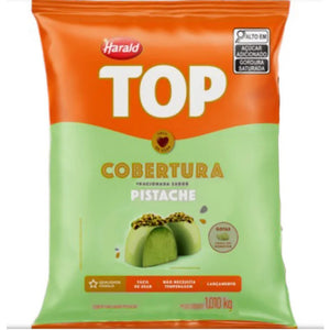 10604 COBERTURA  GOTAS PISTACHE TOP 1,01KG - HARALD