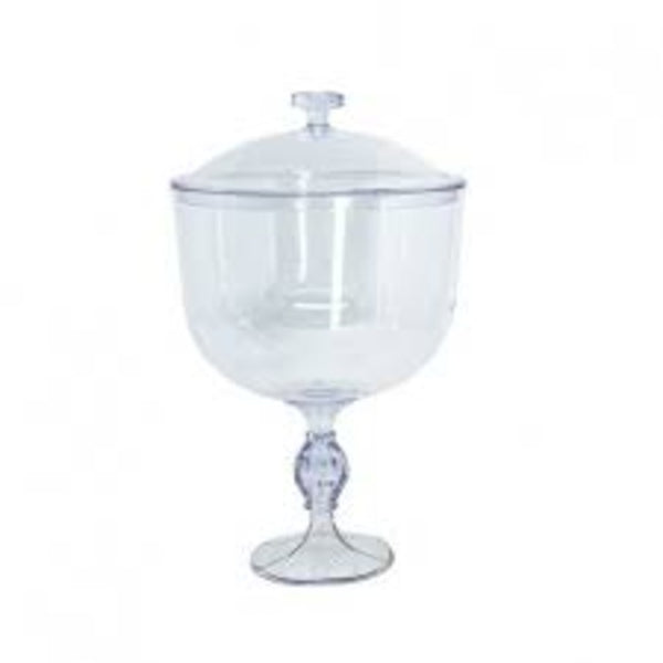 10046 TAÇA AMERICANA EXCLUSIVE TRANSPARENTE COM TAMPA 1,250L - LSC TOYS
