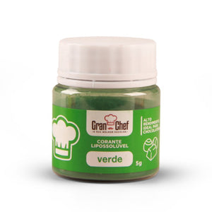CORANTE LIPOSSOLÚVEL VERDE 5G - GRAN CHEF