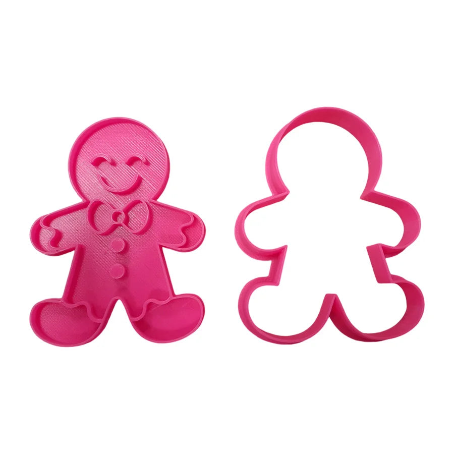 10399 KIT CORTADOR CARIMBO GINGERBREAD 3D - RR CORTADORES