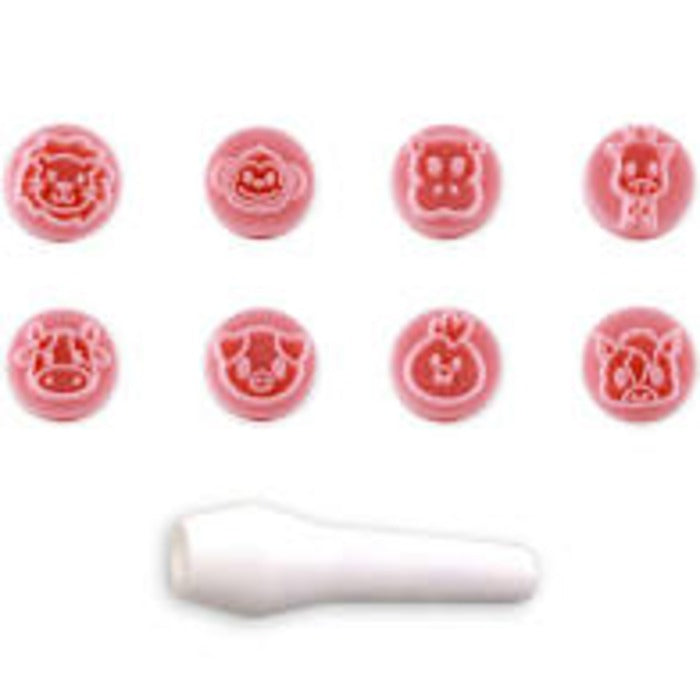 7704 KIT CARIMBOS ANIMAIS ROSA BEBÊ - BLUE STAR