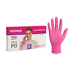 12137 LUVA NITRILICA SEM PÓ ROSA P COM 100 UND 3082 - INOVEN