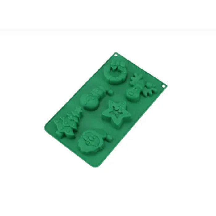 12098 FORMA DE SILICONE NATAL VERDE - PRIME CHEF