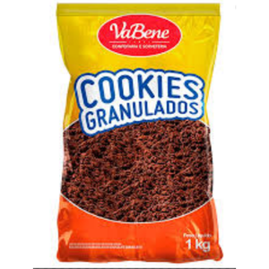 1723 BISCOITO TRITURADO COOKIES DE CHOCOLATE 1KG - VABENE