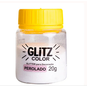 GLITTER PARA DECORAÇAO PEROLADO 20G - FAB