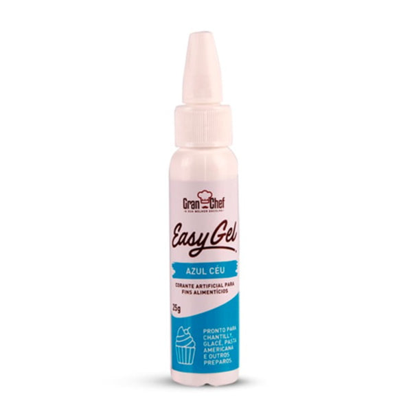 CORANTE EASY GEL AZUL CÉU 25G - GRAN CHEF