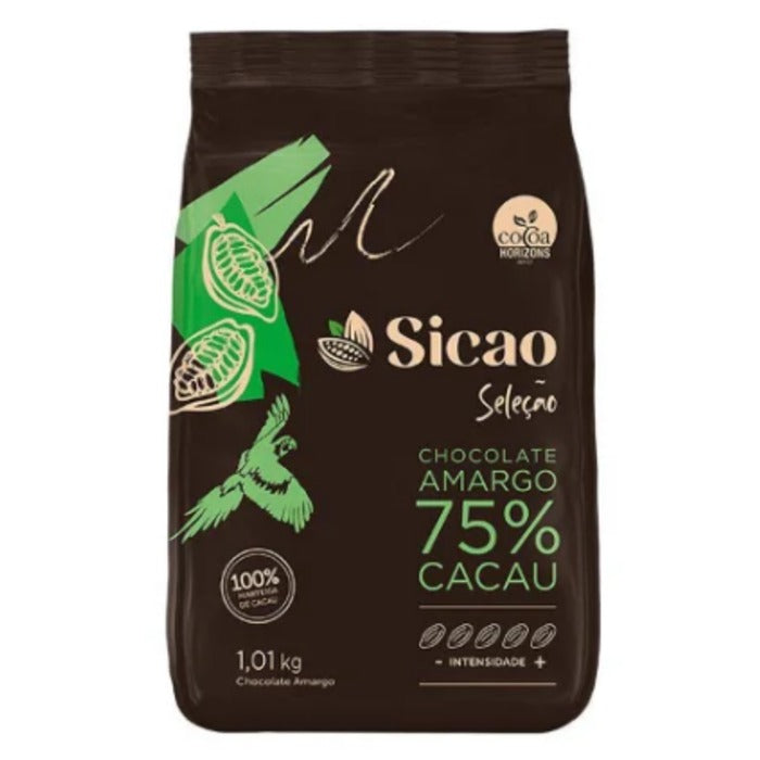 8612 CHOCOLATE SELEÇÃO AMARGO 75% CACAU 1,01KG CHD-EZ-7018850-B05 - SICAO
