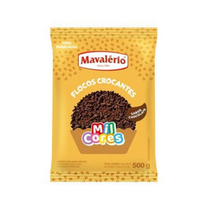 0769 FLOCOS CROCANTES SABOR CHOCOLATE 500G - MAVALÉRIO