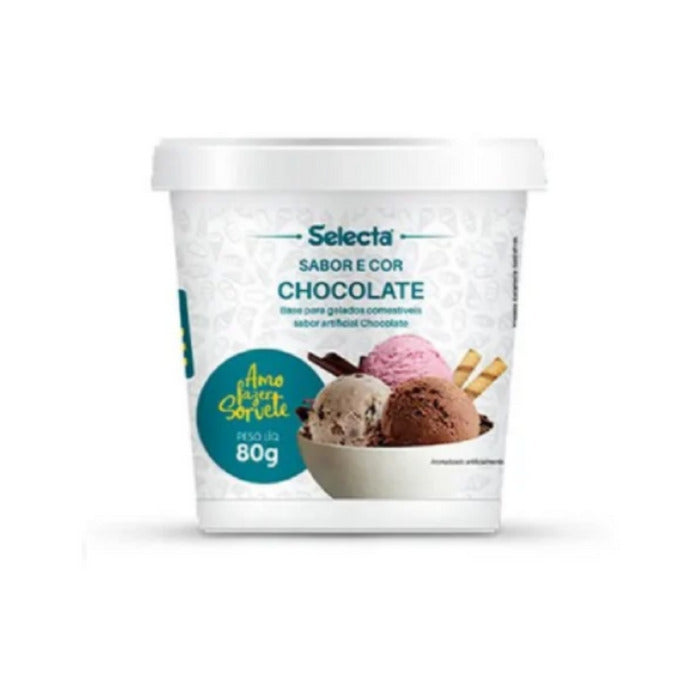 10866 PÓ PARA SORVETE CHOCOLATE 80G - SELECTA