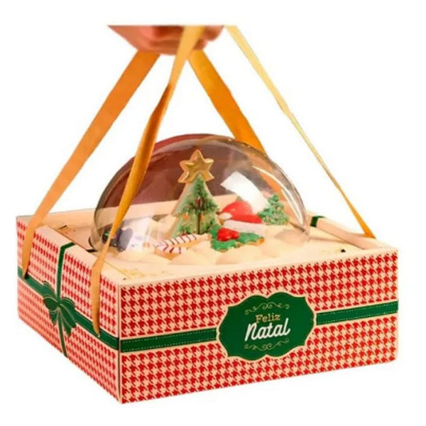 CAIXA SOBREMESA BOLA DE NATAL PREMIUM REF3619 - JANGO