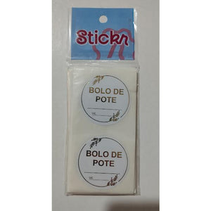 12328 ADESIVO BOLO DE POTE COM 50UND - STICKR