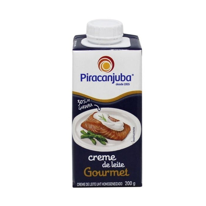 CREME DE LEITE GOURMET 30% GORDURA 200G - PIRACANJUBA
