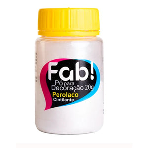 PÓ PARA DECORAÇAO PEROLADO CINTILANTE 20G - FAB