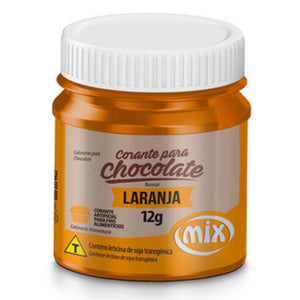 CORANTE PARA CHOCOLATE LARANJA 12G - MIX