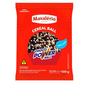 CHOCO POWER BALL MINI MESCLADO 500G  - MAVALÉRIO