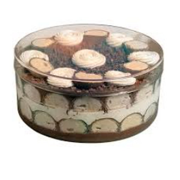 10630 CAKE BOX CRISTAL REDONDA COM TAMPA 500ML - BLUE STAR
